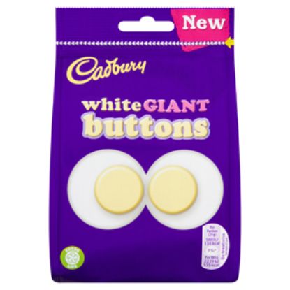 Picture of Bags Giant Buttons White 110g x10